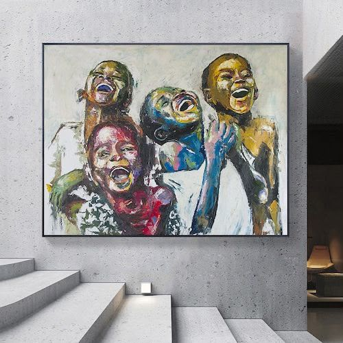 Voix en Couleurs 80x80 cm