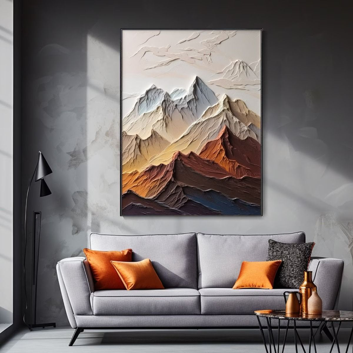 Sommets Dorés 90x60 cm 