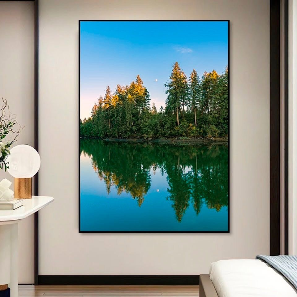 Reflet du Lac 90x60 cm 