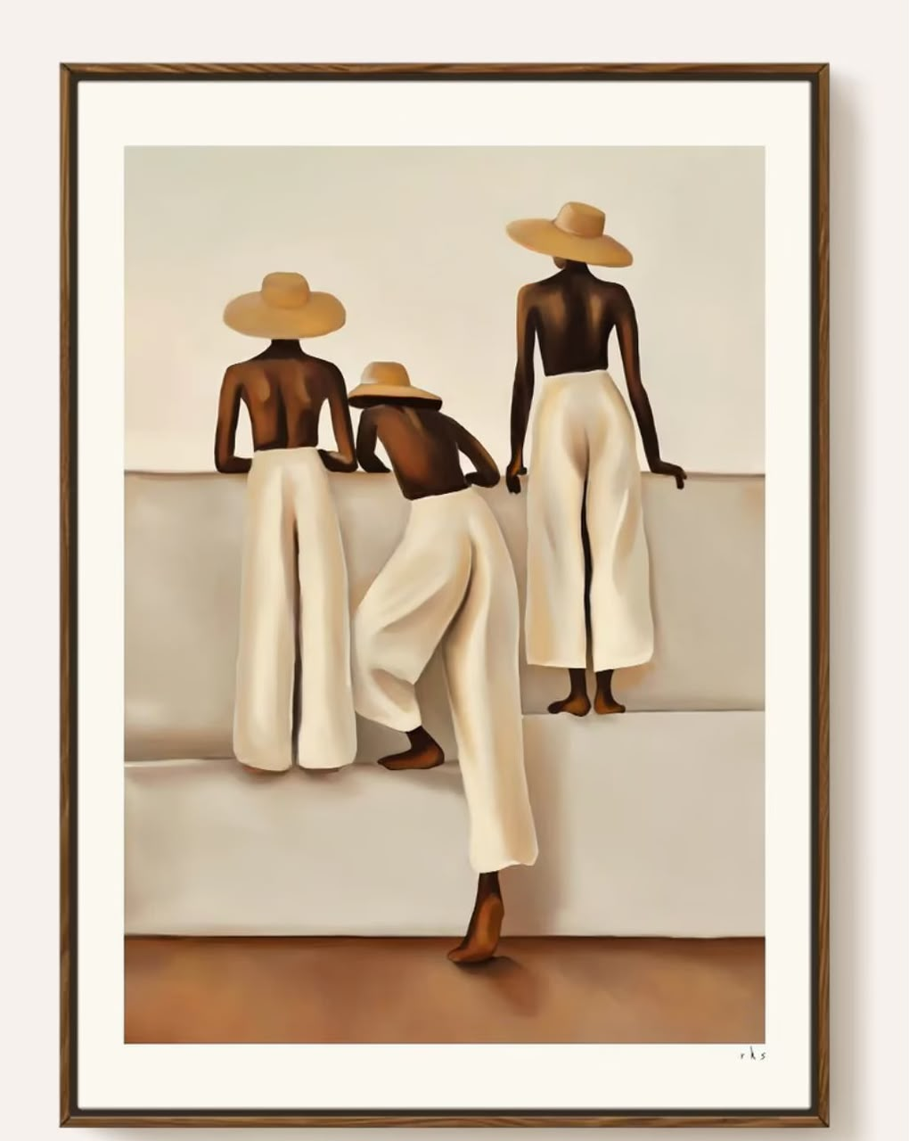 Élégance Sahélienne 90x60 cm 