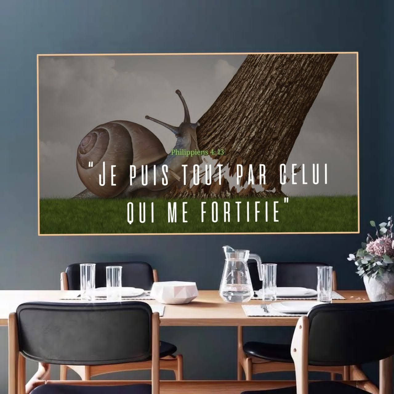 Foi et Persévérance 120X70 CM 