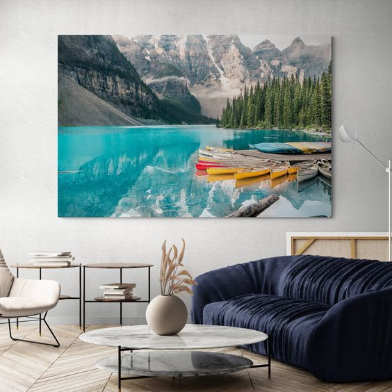 Évasion au Lac 120 x70 cm 