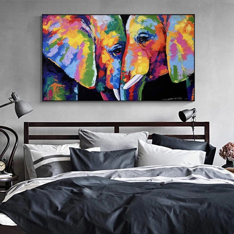 Éléphant Pop 120x70 cm 