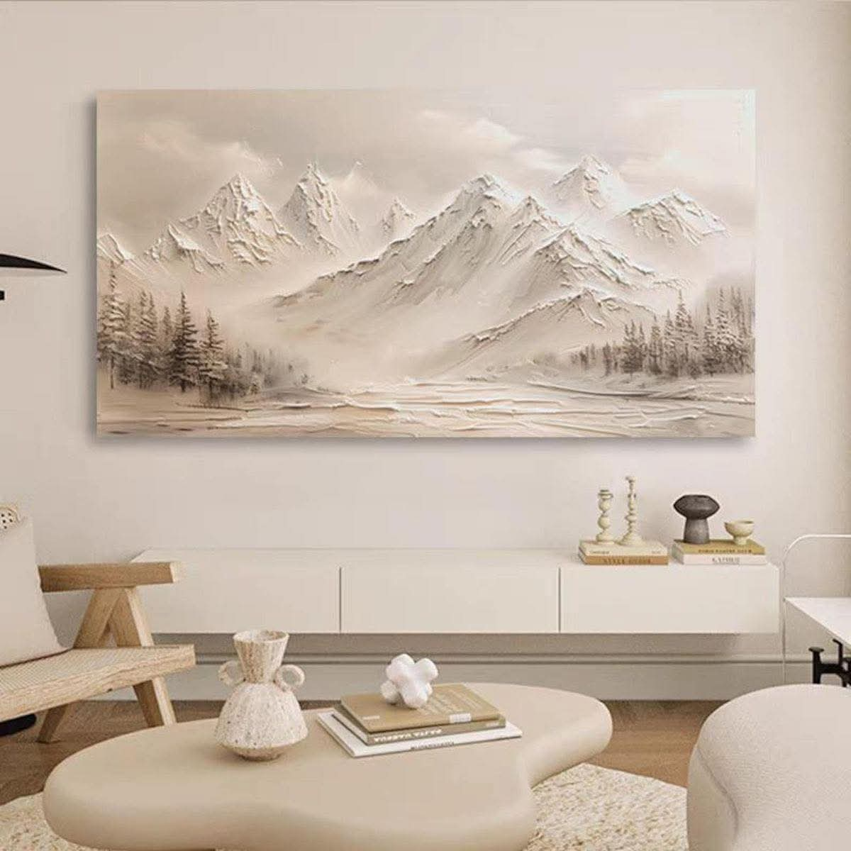 Montagnes de Brume 120x70 cm 